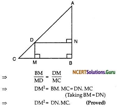 NCERT Solutions for Class 10 Maths Chapter 6 Triangles Ex 6.6 3