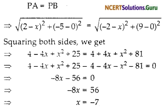 NCERT Solutions for Class 10 Maths Chapter 7 Coordinate Geometry Ex 7.1 11