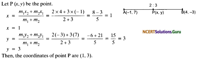 NCERT Solutions for Class 10 Maths Chapter 7 Coordinate Geometry Ex 7.2 1