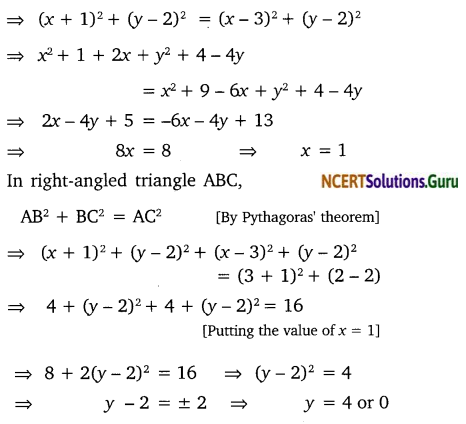 NCERT Solutions for Class 10 Maths Chapter 7 Coordinate Geometry Ex 7.4 3