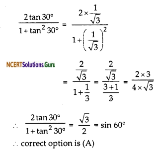 NCERT Solutions for Class 10 Maths Chapter 8 Introduction to Trigonometry Ex 8.2 3