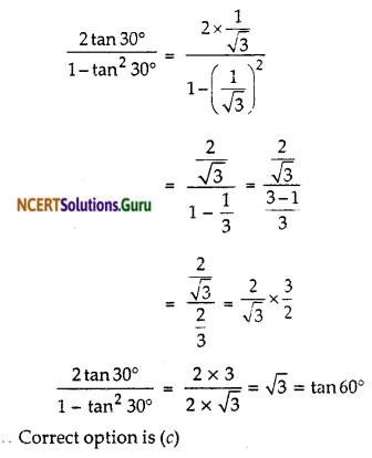 NCERT Solutions for Class 10 Maths Chapter 8 Introduction to Trigonometry Ex 8.2 6