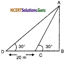 NCERT Solutions for Class 10 Maths Chapter 9 Some Applications of Trigonometry Ex 9.1 12