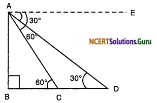 NCERT Solutions for Class 10 Maths Chapter 9 Some Applications of Trigonometry Ex 9.1 18