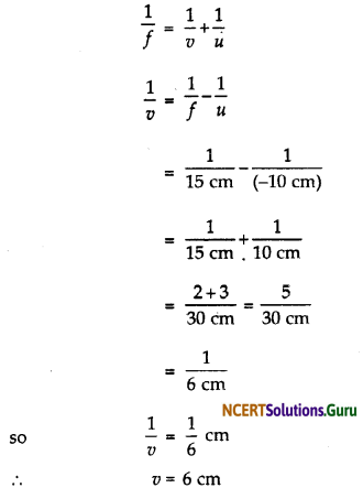 NCERT Solutions for Class 10 Science Chapter 10 Light Reflection and Refraction 14