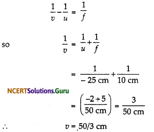 NCERT Solutions for Class 10 Science Chapter 10 Light Reflection and Refraction 9