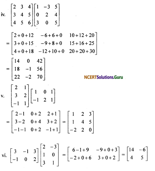 NCERT Solutions for Class 12 Maths Chapter 3 Matrices Ex 3.2 6