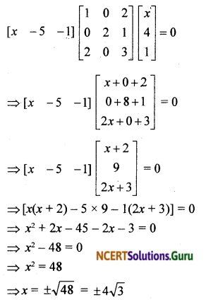 NCERT Solutions for Class 12 Maths Chapter 3 Matrices Miscellaneous Exercise 6