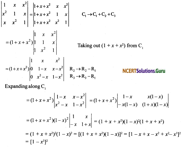 NCERT Solutions for Class 12 Maths Chapter 4 Determinants Ex 4.2 11