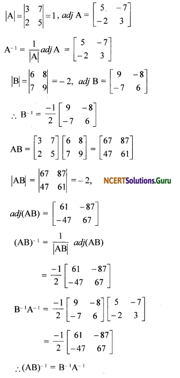 NCERT Solutions for Class 12 Maths Chapter 4 Determinants Ex 4.5 11