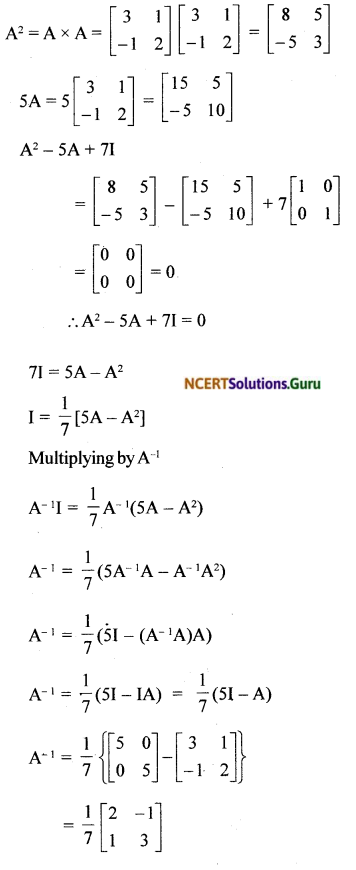 NCERT Solutions for Class 12 Maths Chapter 4 Determinants Ex 4.5 12