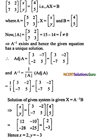 NCERT Solutions for Class 12 Maths Chapter 4 Determinants Ex 4.6 3