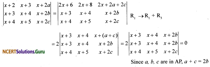 NCERT Solutions for Class 12 Maths Chapter 4 Determinants Miscellaneous Exercise 18