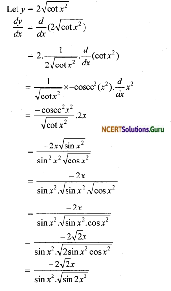 NCERT Solutions for Class 12 Maths Chapter 5 Continuity and Differentiability Ex 5.2 3