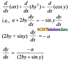 NCERT Solutions for Class 12 Maths Chapter 5 Continuity and Differentiability Ex 5.3 1