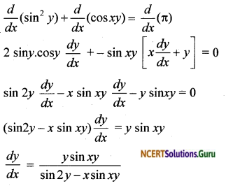 NCERT Solutions for Class 12 Maths Chapter 5 Continuity and Differentiability Ex 5.3 5
