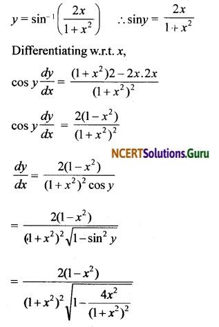 NCERT Solutions for Class 12 Maths Chapter 5 Continuity and Differentiability Ex 5.3 6a
