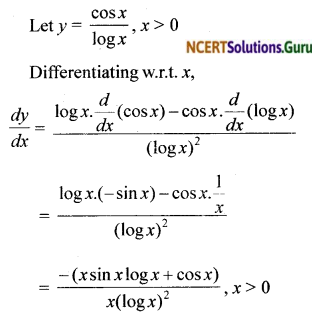 NCERT Solutions for Class 12 Maths Chapter 5 Continuity and Differentiability Ex 5.4 3