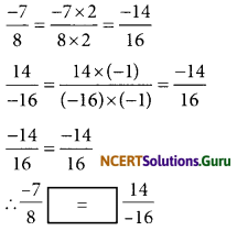 NCERT Solutions for Class 7 Maths Chapter 9 Rational Numbers Ex 9.1 24