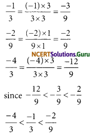 NCERT Solutions for Class 7 Maths Chapter 9 Rational Numbers Ex 9.1 33