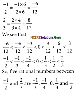 NCERT Solutions for Class 7 Maths Chapter 9 Rational Numbers Ex 9.1 4