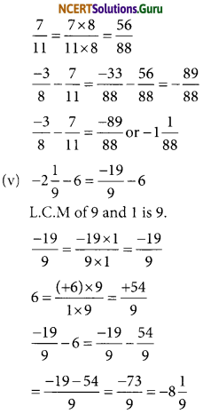 NCERT Solutions for Class 7 Maths Chapter 9 Rational Numbers Ex 9.2 10