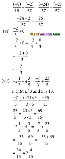 NCERT Solutions for Class 7 Maths Chapter 9 Rational Numbers Ex 9.2 5