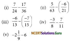 NCERT Solutions for Class 7 Maths Chapter 9 Rational Numbers Ex 9.2 6