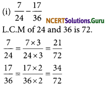 NCERT Solutions for Class 7 Maths Chapter 9 Rational Numbers Ex 9.2 7