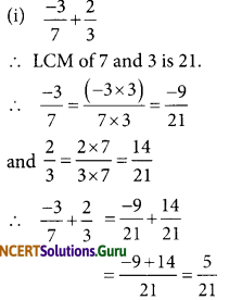 NCERT Solutions for Class 7 Maths Chapter 9 Rational Numbers InText Questions 6