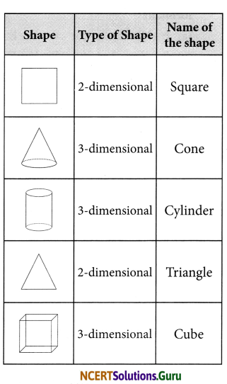 NCERT Solutions for Class 8 Maths Chapter 10 Visualizing Solid Shapes InText Questions 1