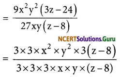 NCERT Solutions for Class 8 Maths Chapter 14 Factorization Ex 14.3 10