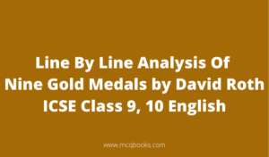Line By Line Analysis Of Nine Gold Medals 