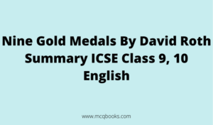 Nine Gold Medals By David Roth Summary 