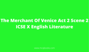 The Merchant Of Venice Act 2 Scene 2 
